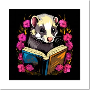 Ferret Reads Book Posters and Art